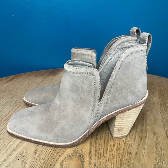 New! Jeffrey Campbell Rosee Suede Bootie Square Toe Western Women’s Size 10 - Picture 5 of 10